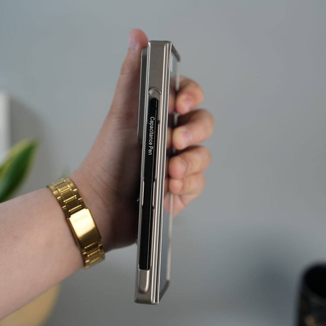 FRATO Fold 7 Collection Galaxy Z Fold 7 Full Protection Armor Case with Front Glass, Camera Shutter, Kickstand &amp; S Pen Cover