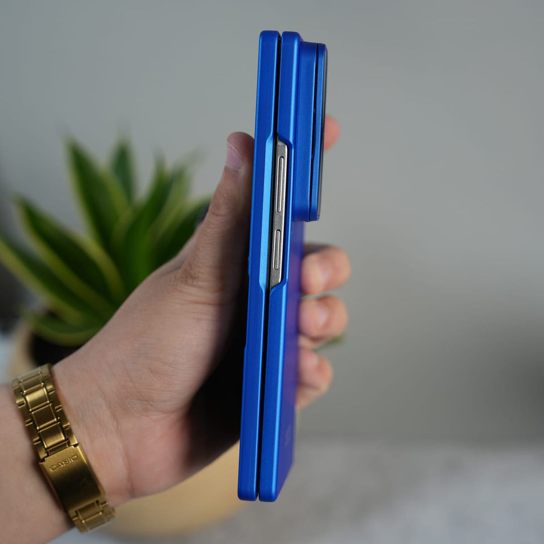 FRATO Fold 7 Collection Galaxy Z Fold 7 GKK Kickstand Slide Camera Lid Folding PC Phone Cover with Tempered Glass Screen Film