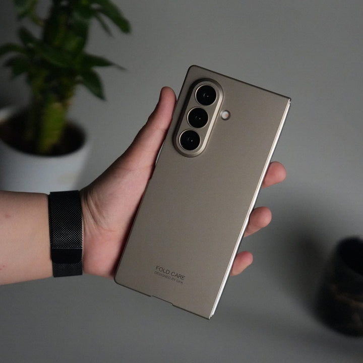 FRATO Fold 7 Collection Galaxy Z Fold 7 Matte Hard Case with Front Glass Cover | Slim Shockproof Fold Care Edition