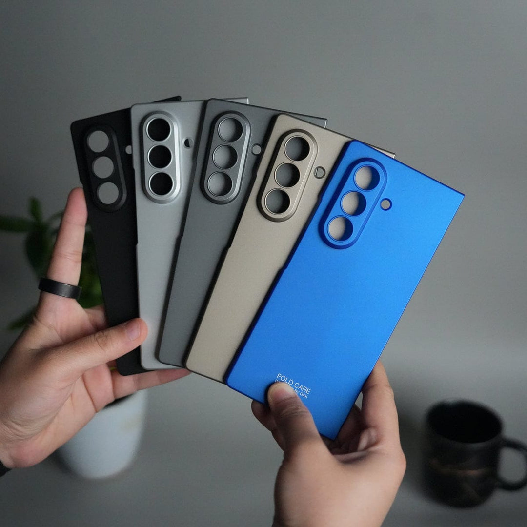 FRATO Fold 7 Collection Galaxy Z Fold 7 Matte Hard Case with Front Glass Cover | Slim Shockproof Fold Care Edition