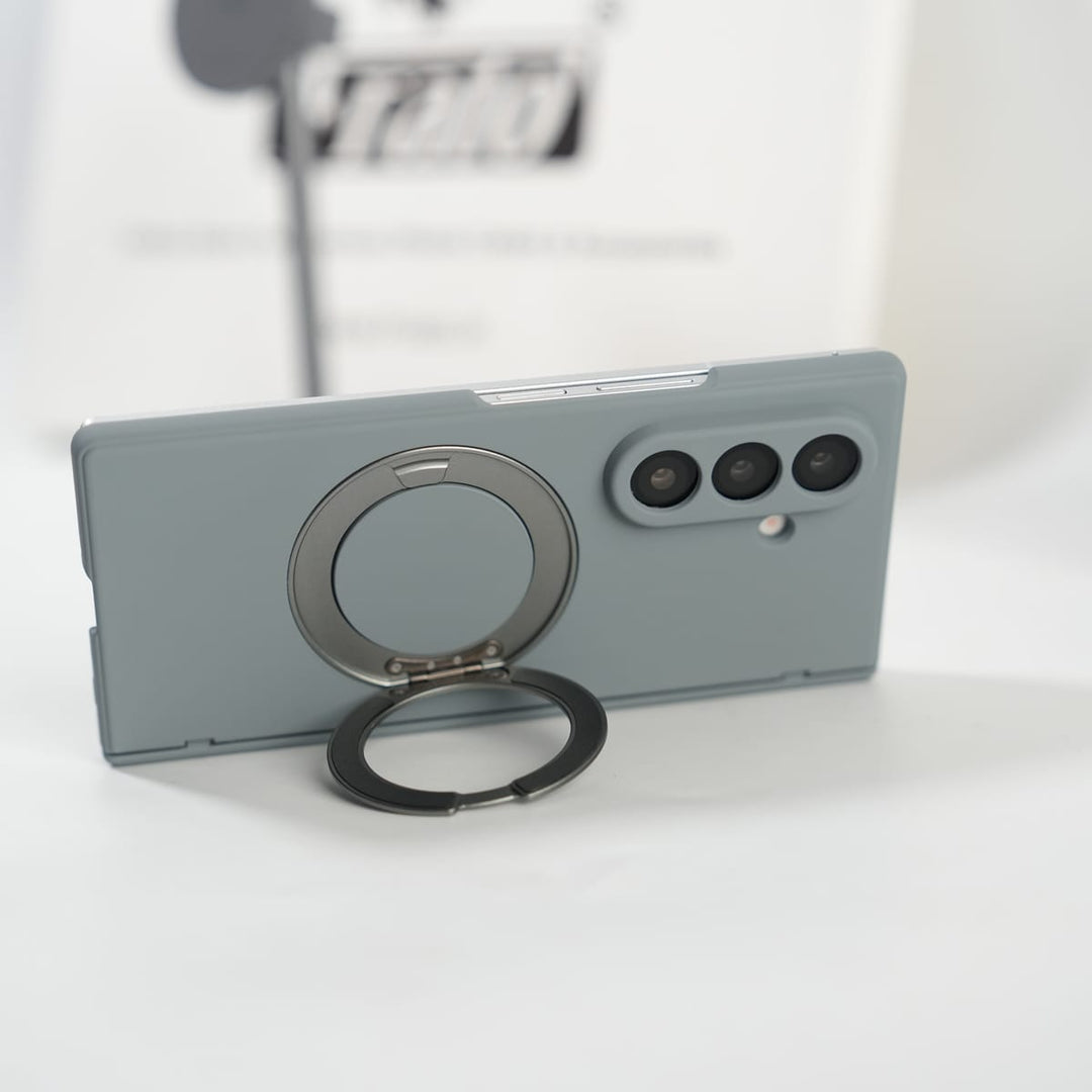 FRATO Fold 7 Collection Galaxy Z Fold 7 Matte MagSafe Case with 360° Rotating Stand &amp; Hinge Protection
