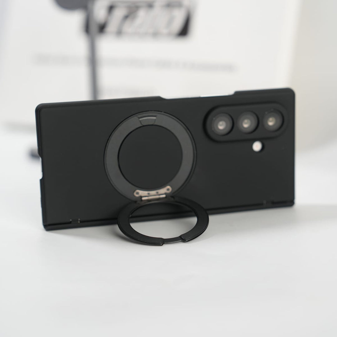FRATO Fold 7 Collection Galaxy Z Fold 7 Matte MagSafe Case with 360° Rotating Stand &amp; Hinge Protection