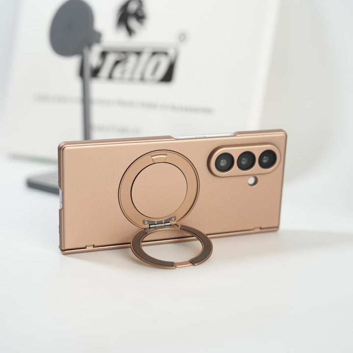 FRATO Fold 7 Collection Galaxy Z Fold 7 Matte MagSafe Case with 360° Rotating Stand &amp; Hinge Protection
