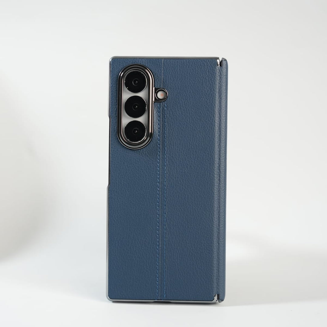 FRATO Fold 7 Collection Galaxy Z Fold 7 Premium Leather Middle Stitch Case | Slim Protective Cover