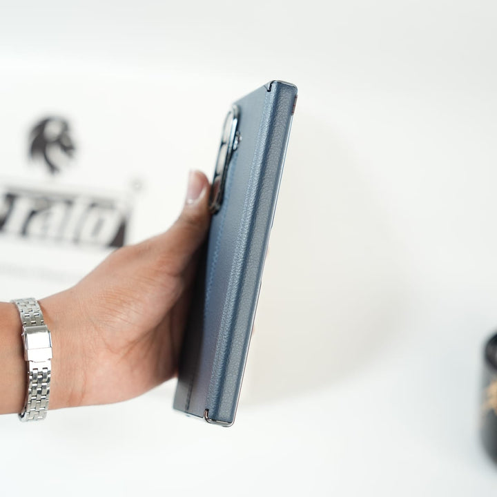 FRATO Fold 7 Collection Galaxy Z Fold 7 Premium Leather Middle Stitch Case | Slim Protective Cover