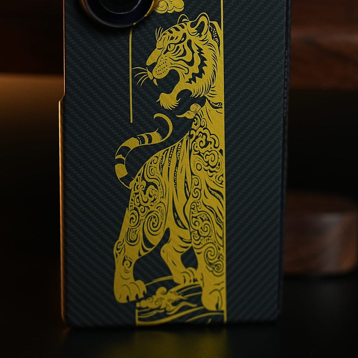 FRATO Fold 7 Collection Galaxy Z Fold 7 Royal Gold Tiger Edition Magsafe Case