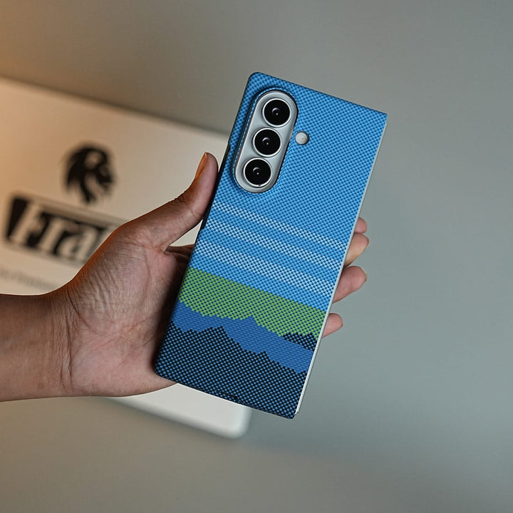 FRATO Fold 7 Collection Pixel Checkered Design Case for Galaxy Z Fold 7 | Magnetic Cover