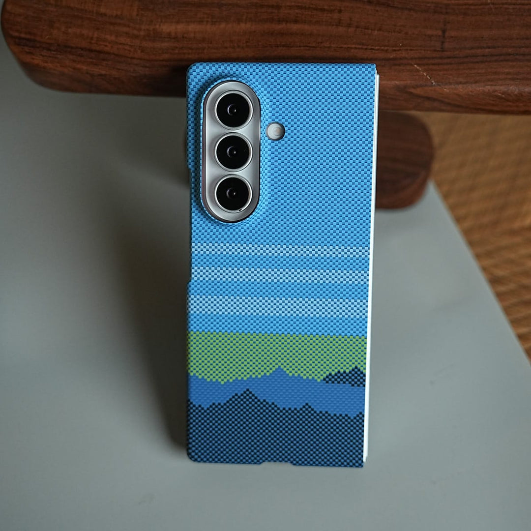 FRATO Fold 7 Collection Pixel Checkered Design Case for Galaxy Z Fold 7 | Magnetic Cover