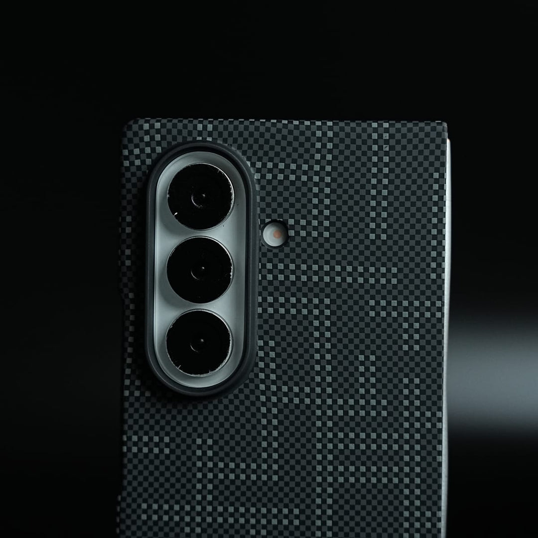 FRATO Fold 7 Collection Pixel Geometric Woven Texture Slim Case For Samsung Galaxy Z fold 7