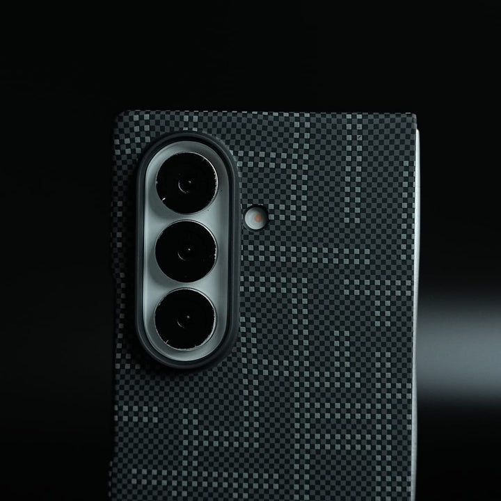 FRATO Fold 7 Collection Pixel Geometric Woven Texture Slim Case For Samsung Galaxy Z fold 7