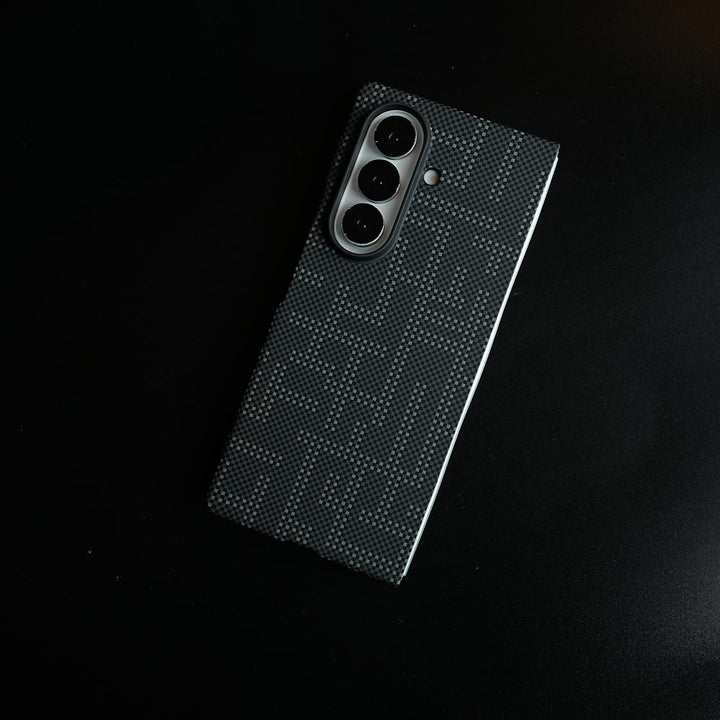 FRATO Fold 7 Collection Pixel Geometric Woven Texture Slim Case For Samsung Galaxy Z fold 7