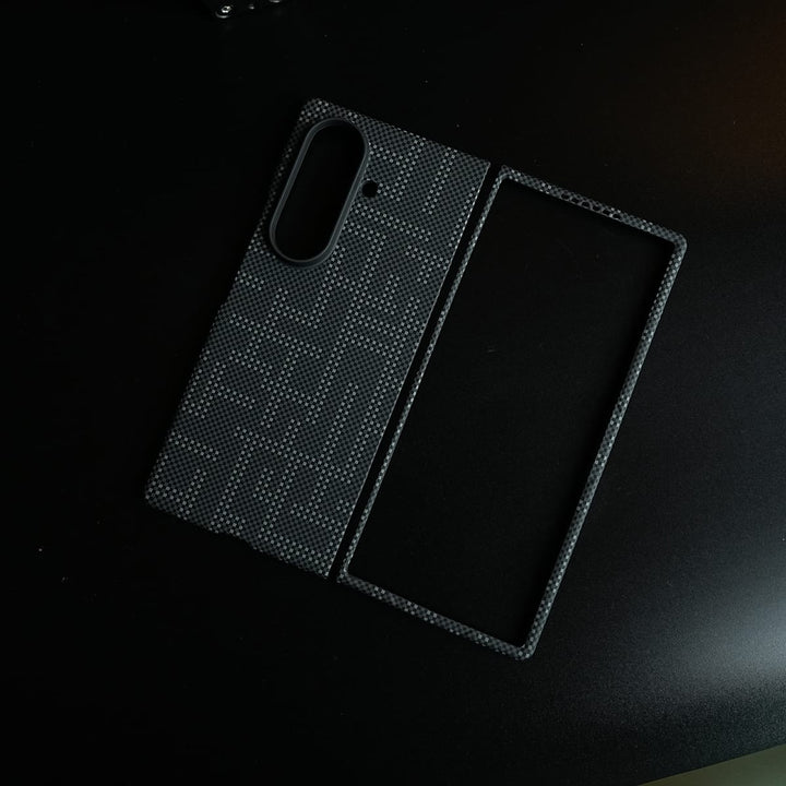 FRATO Fold 7 Collection Pixel Geometric Woven Texture Slim Case For Samsung Galaxy Z fold 7