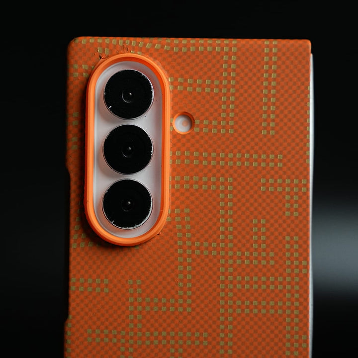 FRATO Fold 7 Collection Pixel Geometric Woven Texture Slim Case For Samsung Galaxy Z fold 7