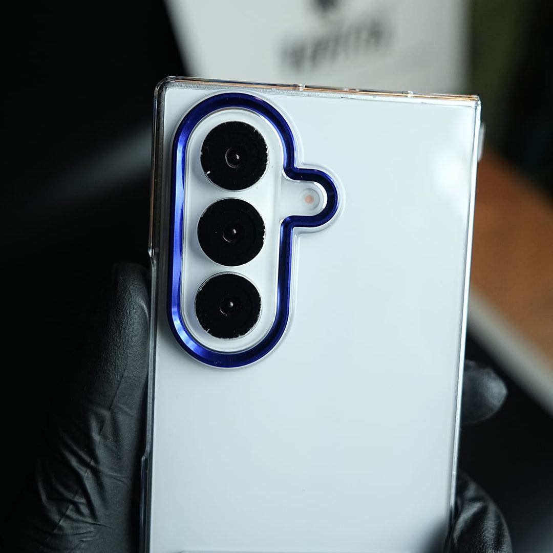 FRATO Fold 7 Collection Premium Clear Transparent Case for Galaxy Z Fold 7 | Metal Stand &amp; Camera Protection