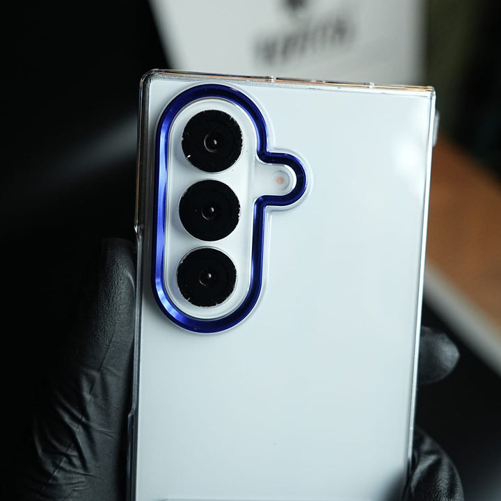 FRATO Fold 7 Collection Premium Clear Transparent Case for Galaxy Z Fold 7 | Metal Stand &amp; Camera Protection