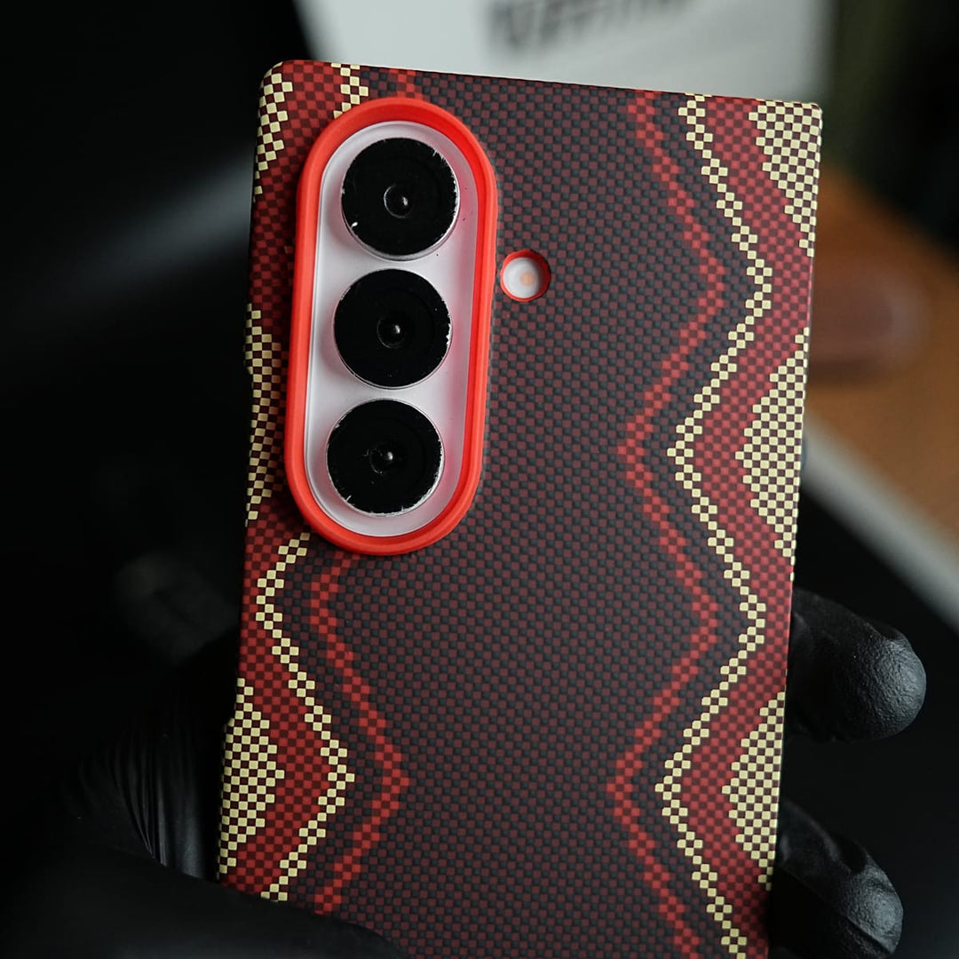 FRATO Fold 7 Collection Premium Zigzag Pattern Case for Galaxy Z Fold 7 | Protective Case