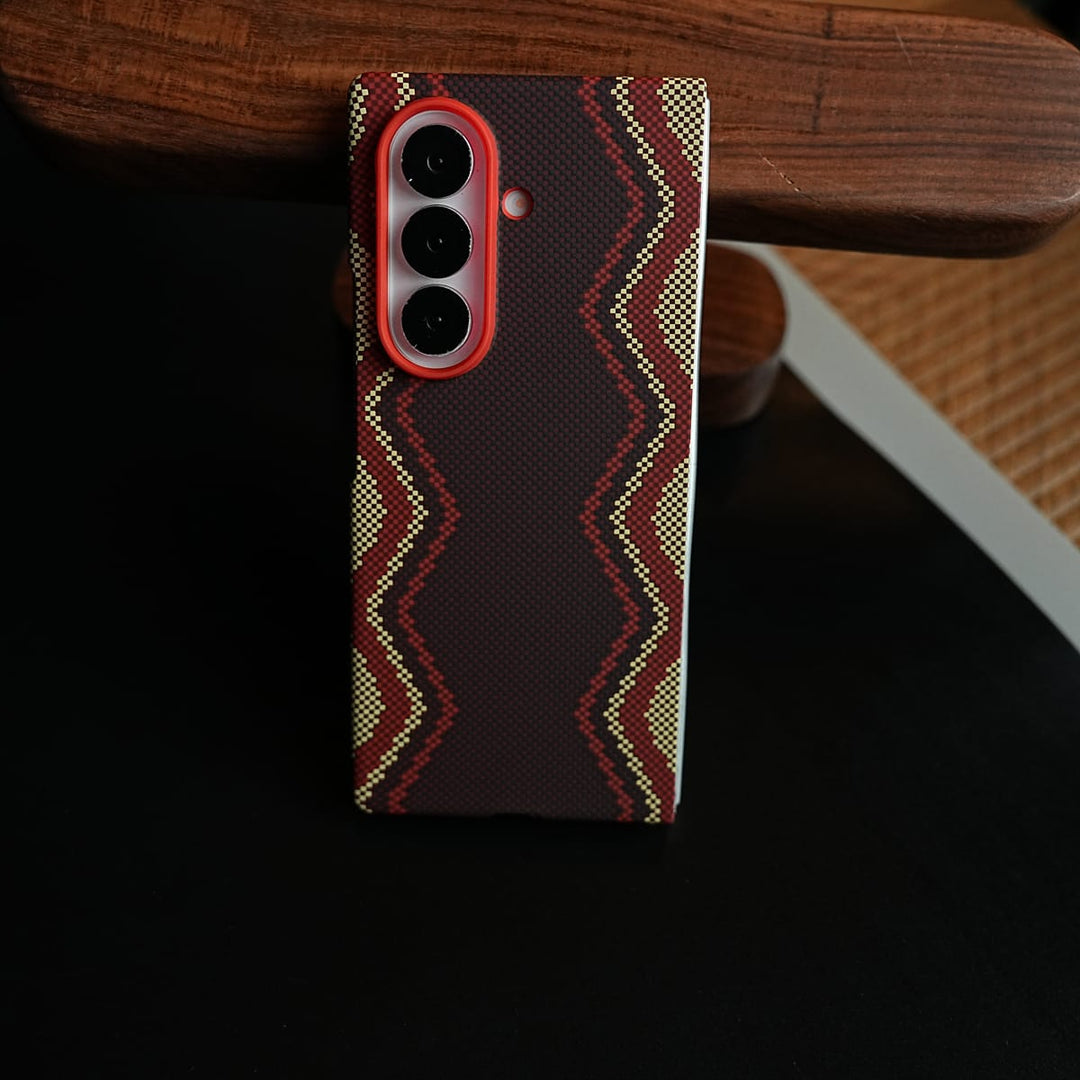 FRATO Fold 7 Collection Premium Zigzag Pattern Case for Galaxy Z Fold 7 | Protective Case