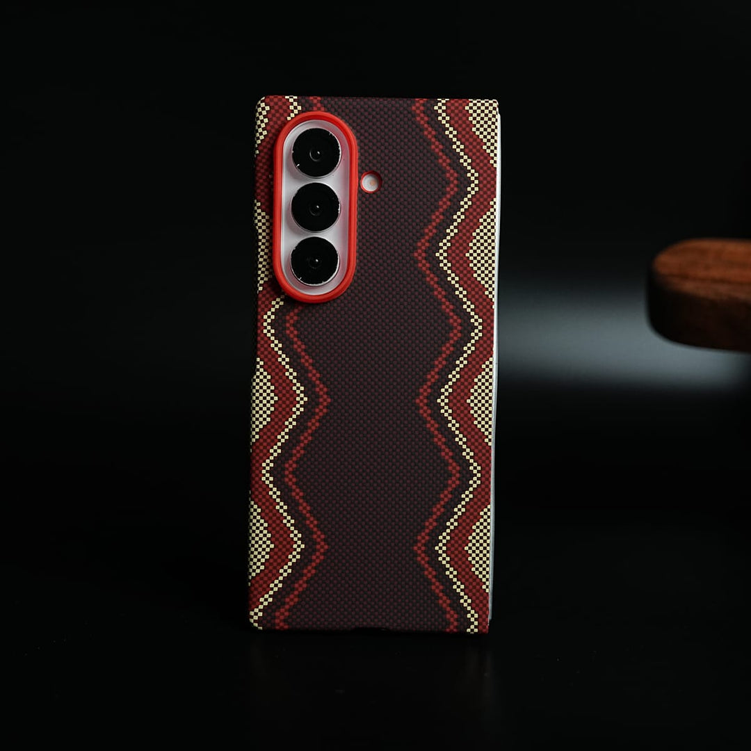 FRATO Fold 7 Collection Premium Zigzag Pattern Case for Galaxy Z Fold 7 | Protective Case