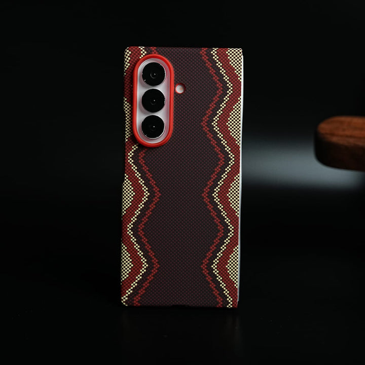 FRATO Fold 7 Collection Premium Zigzag Pattern Case for Galaxy Z Fold 7 | Protective Case