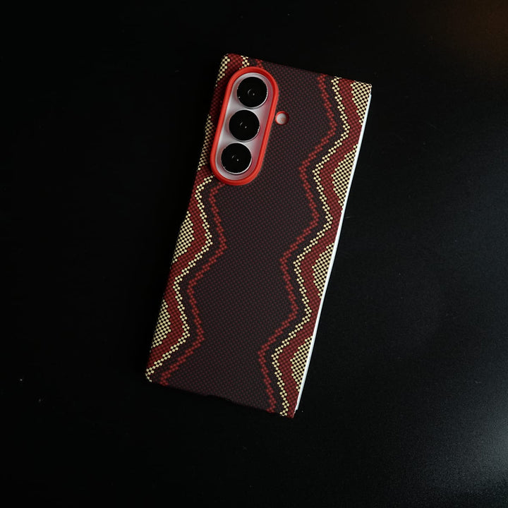 FRATO Fold 7 Collection Premium Zigzag Pattern Case for Galaxy Z Fold 7 | Protective Case