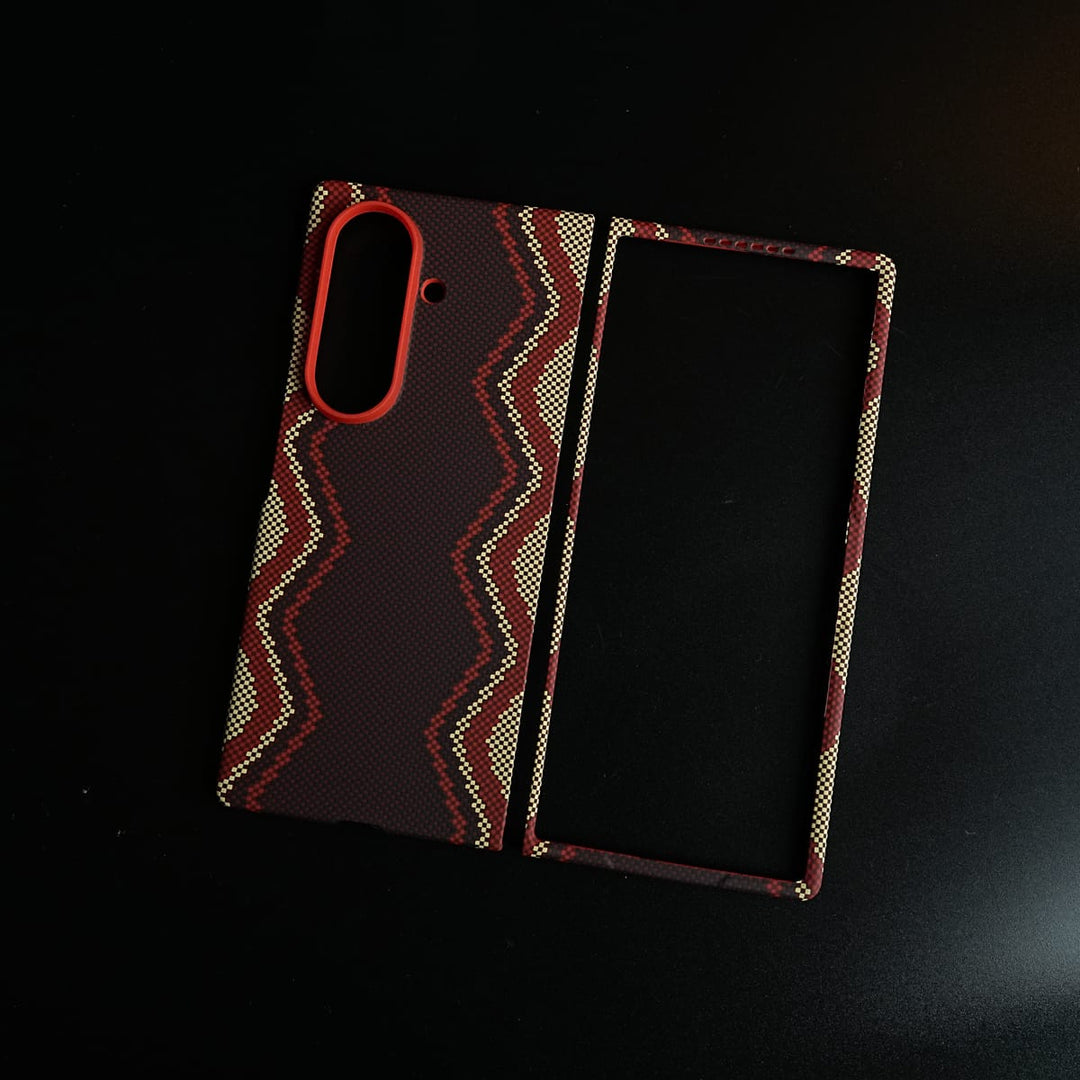 FRATO Fold 7 Collection Premium Zigzag Pattern Case for Galaxy Z Fold 7 | Protective Case