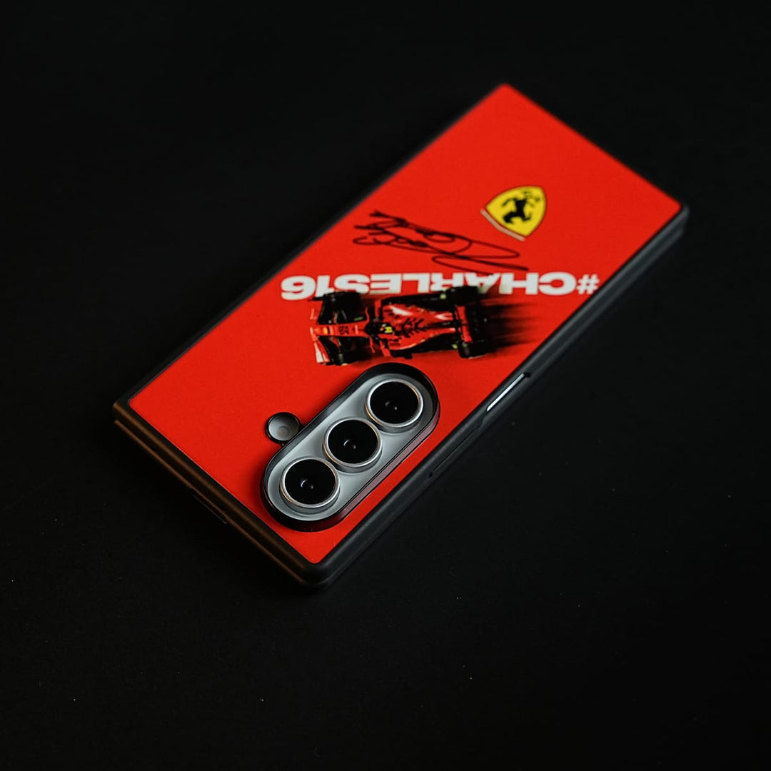 FRATO Fold 7 Collection Red Racing Edition Slim Case Cover For Samsung Galaxy Z Fold 7