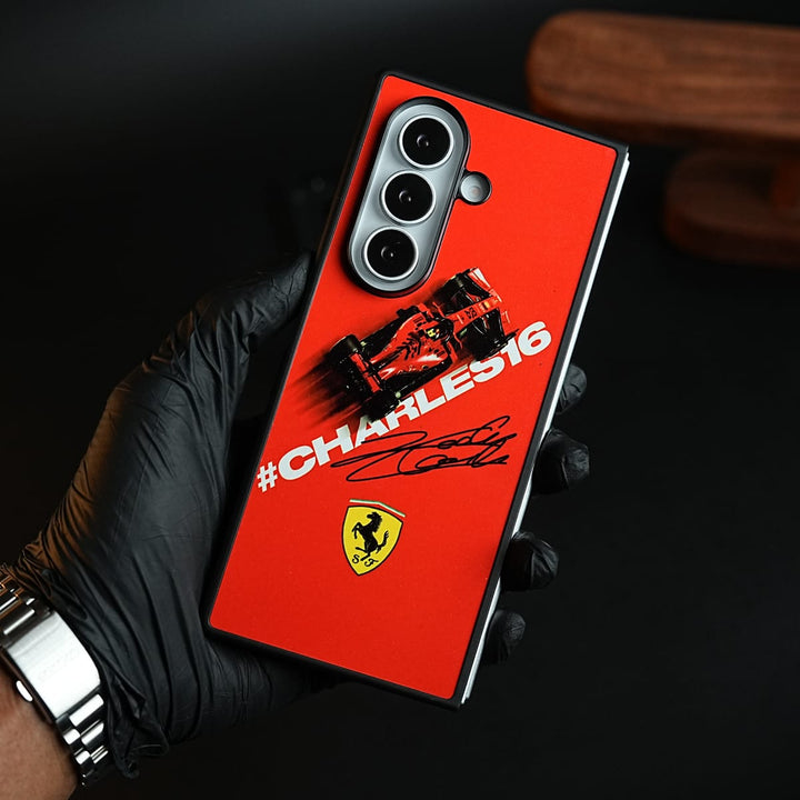 FRATO Fold 7 Collection Red Racing Edition Slim Case Cover For Samsung Galaxy Z Fold 7