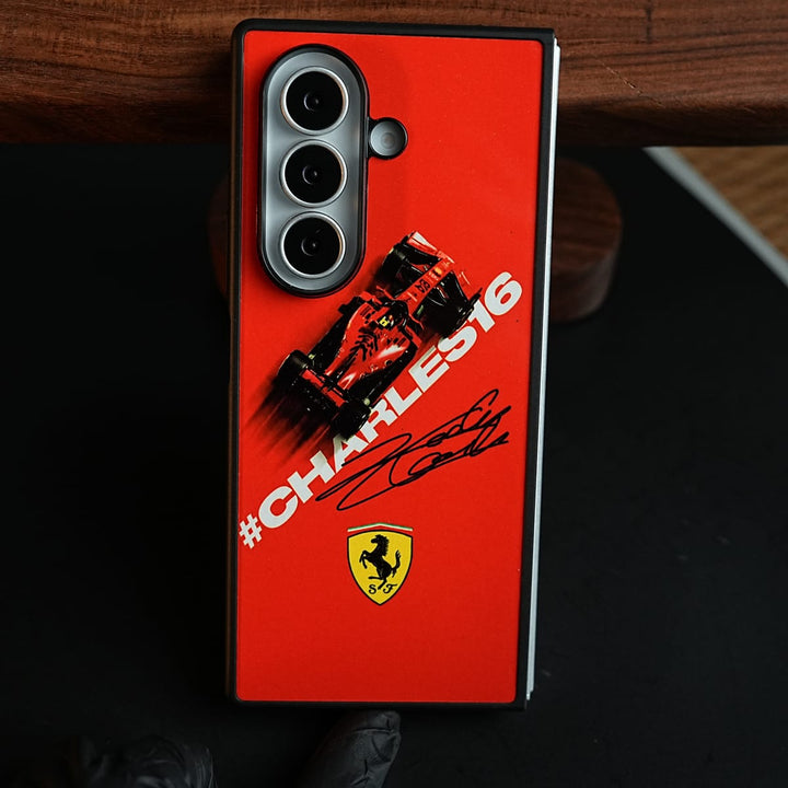 FRATO Fold 7 Collection Red Racing Edition Slim Case Cover For Samsung Galaxy Z Fold 7