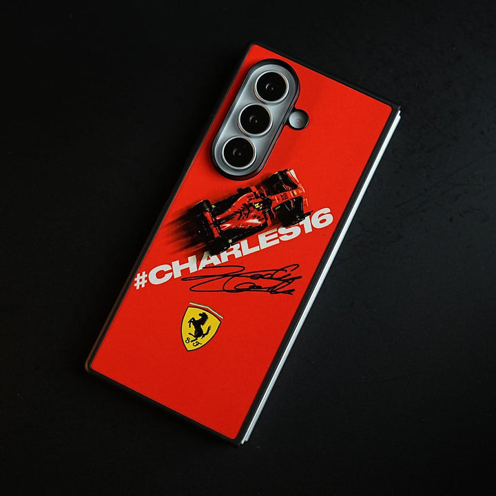 FRATO Fold 7 Collection Red Racing Edition Slim Case Cover For Samsung Galaxy Z Fold 7