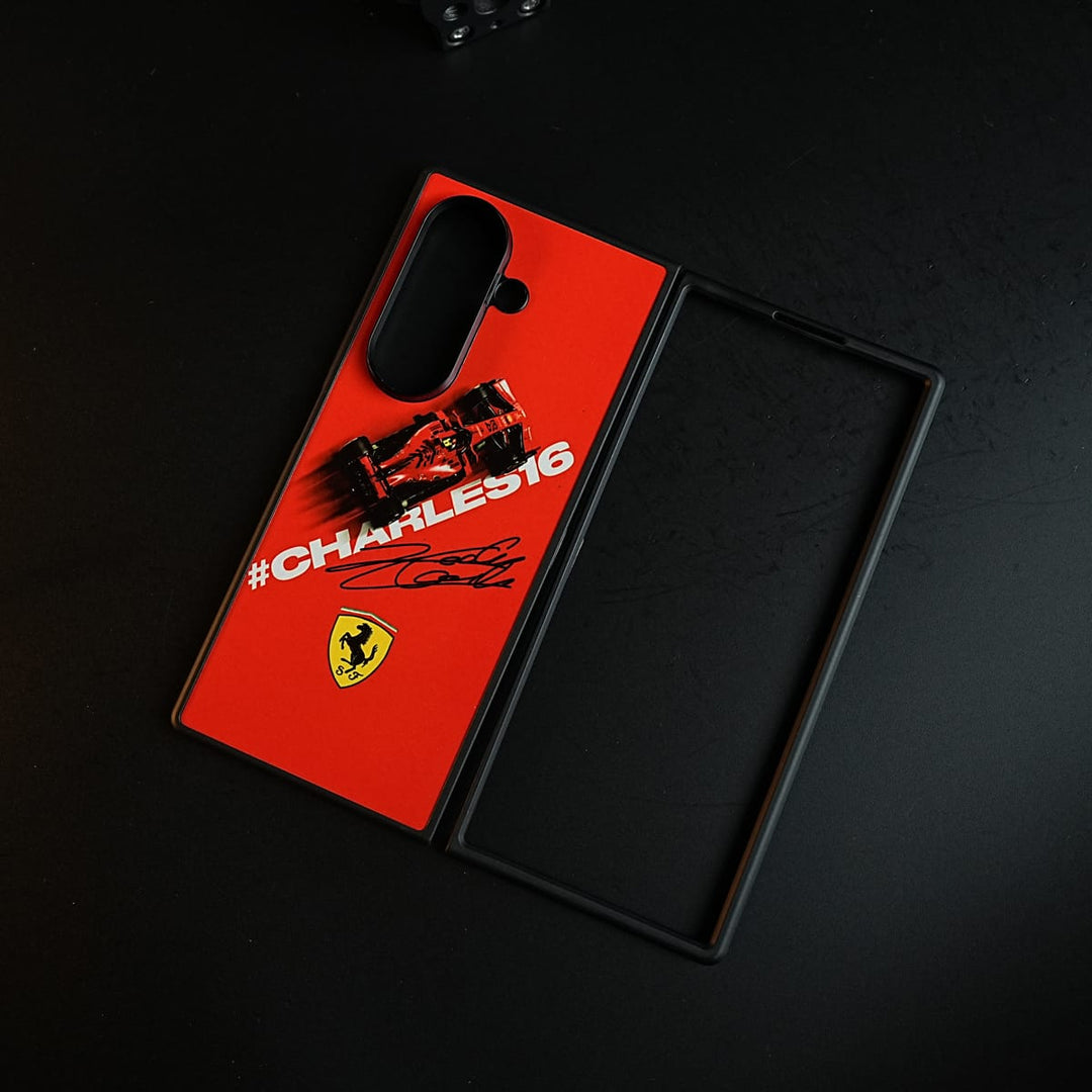 FRATO Fold 7 Collection Red Racing Edition Slim Case Cover For Samsung Galaxy Z Fold 7