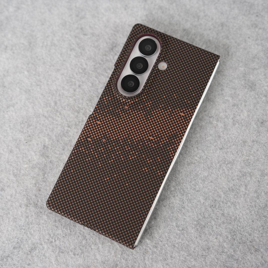 FRATO Fold 7 Collection Samsung Galaxy Z Fold 7 Carbon Fiber Texture Aramid Design Hard Pc MagSafe Case Cover
