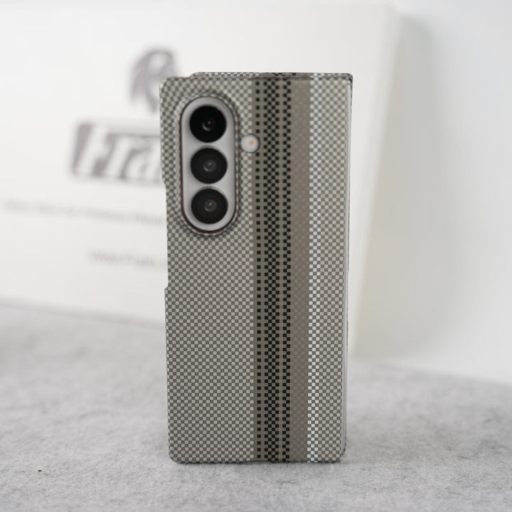 FRATO Fold 7 Collection Samsung Galaxy Z Fold 7 Carbon Fiber Texture Aramid Design Hard Pc MagSafe Case Cover