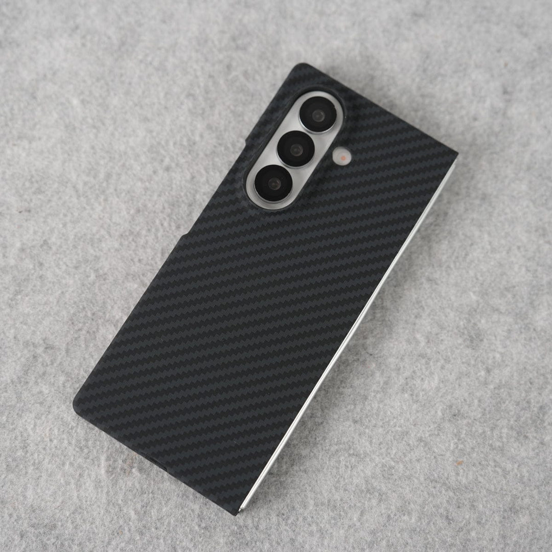 FRATO Fold 7 Collection Samsung Galaxy Z Fold 7 Carbon Fiber Texture Aramid Design Hard Pc MagSafe Case Cover