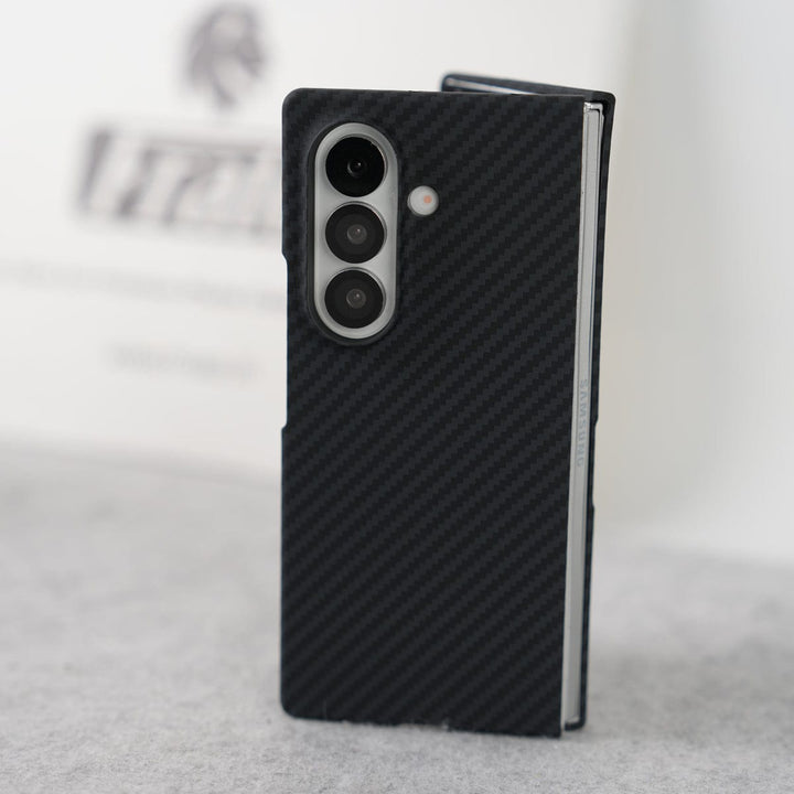 FRATO Fold 7 Collection Samsung Galaxy Z Fold 7 Carbon Fiber Texture Aramid Design Hard Pc MagSafe Case Cover