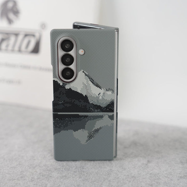 FRATO Fold 7 Collection Samsung Galaxy Z Fold 7 Carbon Fiber Texture Aramid Design Hard Pc MagSafe Case Cover