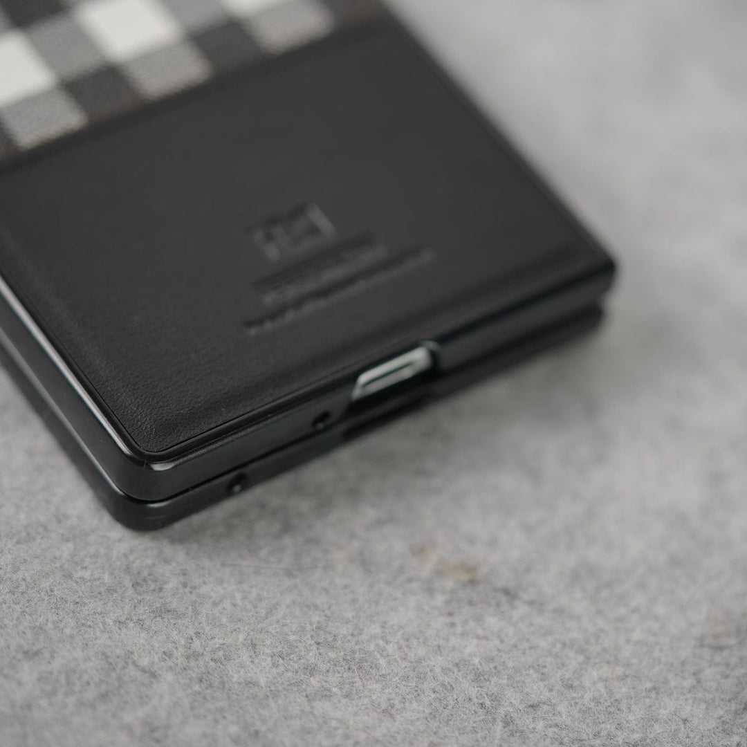 FRATO Fold 7 Collection Samsung Galaxy Z Fold 7 Checks Leather Case Cover