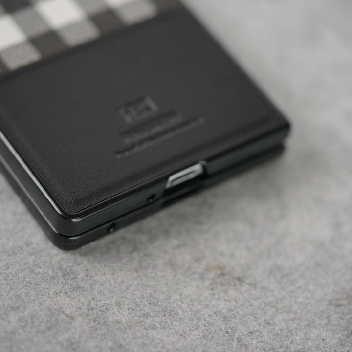 FRATO Fold 7 Collection Samsung Galaxy Z Fold 7 Checks Leather Case Cover