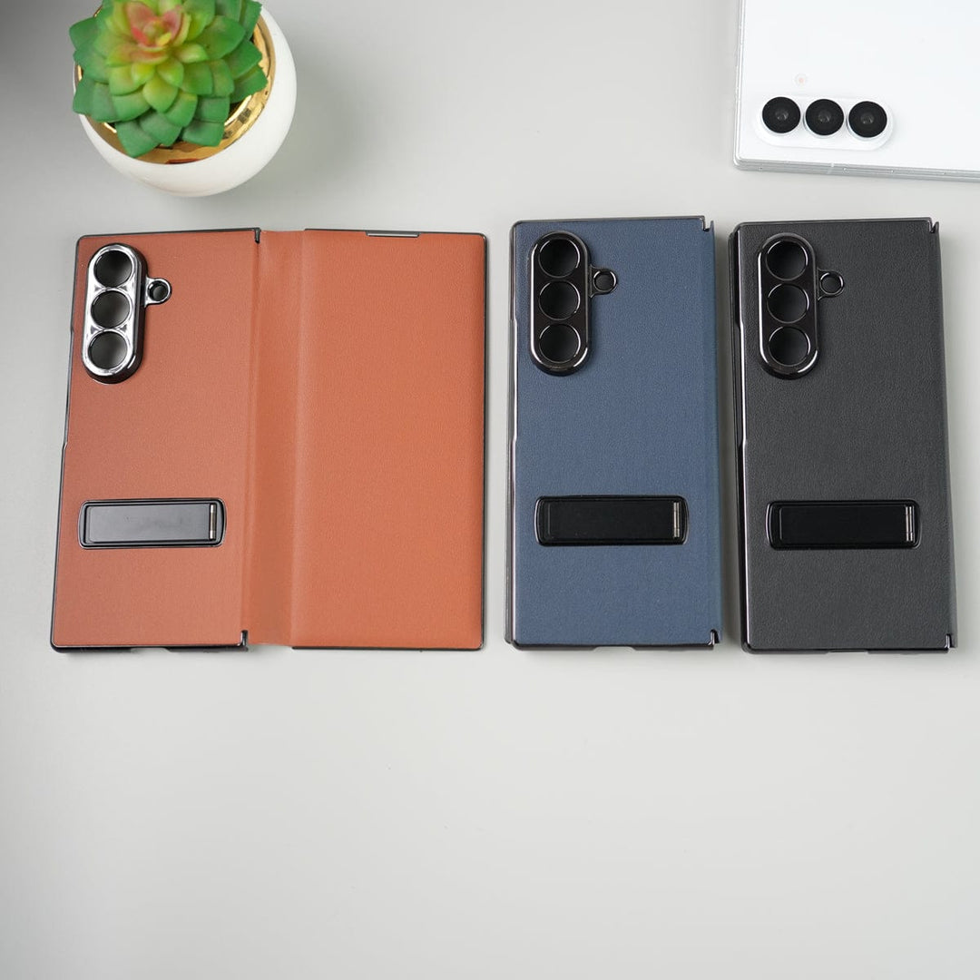 FRATO Fold 7 Collection Samsung Galaxy Z Fold 7 Flip Cover with Kickstand | PU Leather Protective Case