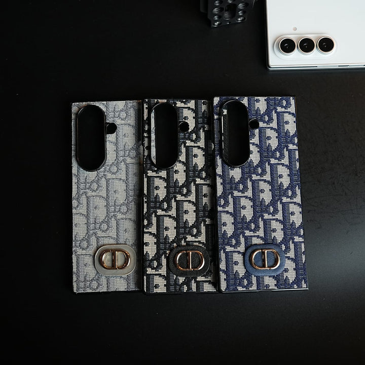 FRATO Fold 7 Collection Samsung Galaxy Z Fold 7 Luxury Brand CD Embroidery Case Cover
