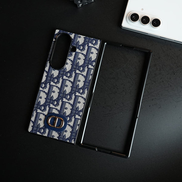 FRATO Fold 7 Collection Samsung Galaxy Z Fold 7 Luxury Brand CD Embroidery Case Cover