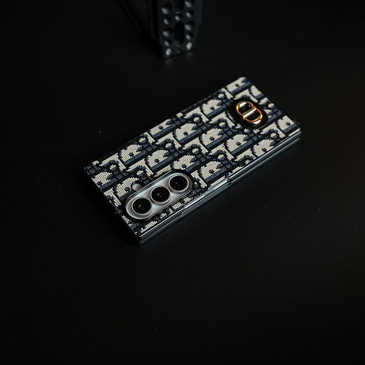 FRATO Fold 7 Collection Samsung Galaxy Z Fold 7 Luxury Brand CD Embroidery Case Cover
