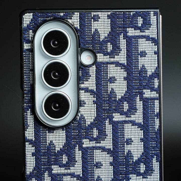 FRATO Fold 7 Collection Samsung Galaxy Z Fold 7 Luxury Brand CD Embroidery Case Cover