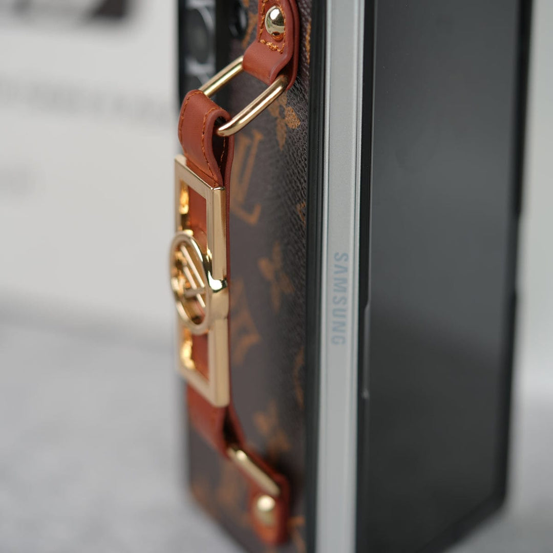 FRATO Fold 7 Collection Samsung Galaxy Z Fold 7 Luxury Brand Strap Holder Case