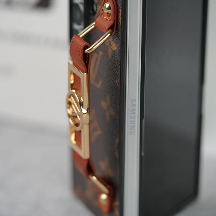 FRATO Fold 7 Collection Samsung Galaxy Z Fold 7 Luxury Brand Strap Holder Case