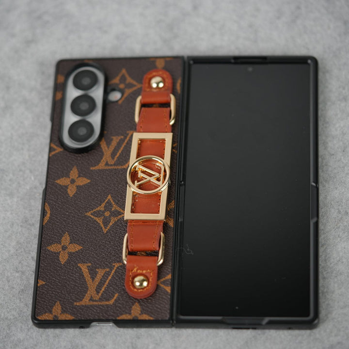 FRATO Fold 7 Collection Samsung Galaxy Z Fold 7 Luxury Brand Strap Holder Case