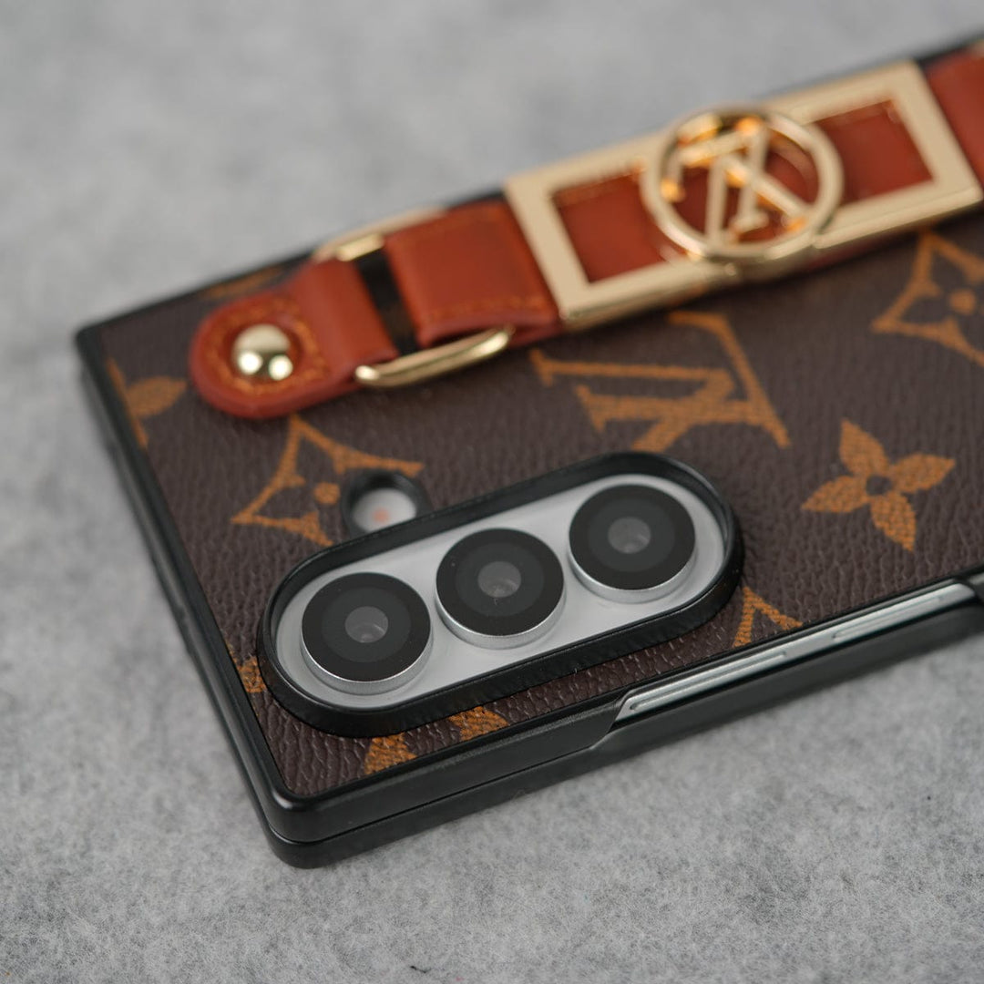 FRATO Fold 7 Collection Samsung Galaxy Z Fold 7 Luxury Brand Strap Holder Case