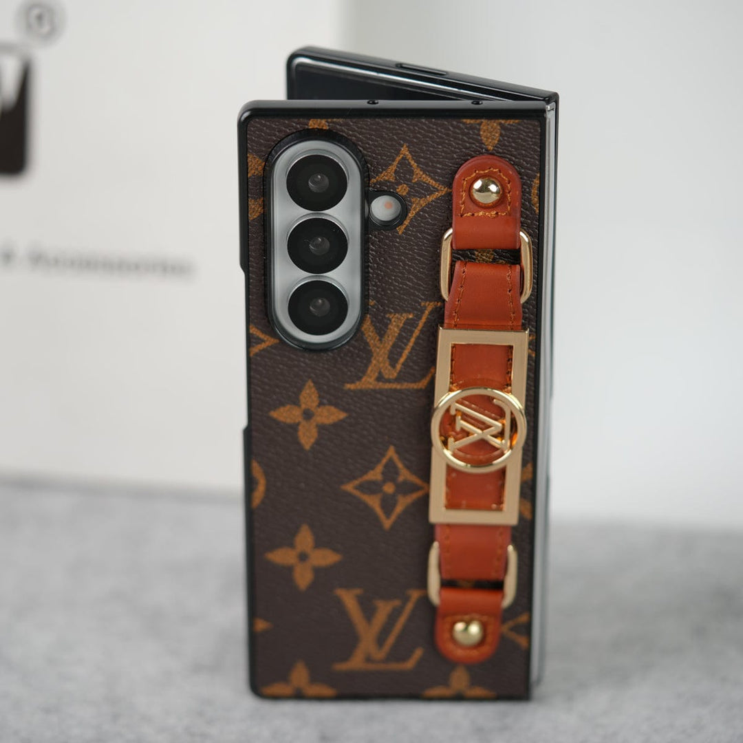 FRATO Fold 7 Collection Samsung Galaxy Z Fold 7 Luxury Brand Strap Holder Case