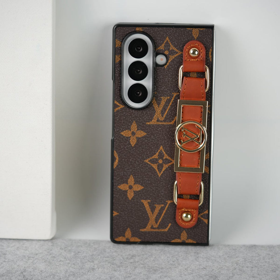 FRATO Fold 7 Collection Samsung Galaxy Z Fold 7 Luxury Brand Strap Holder Case