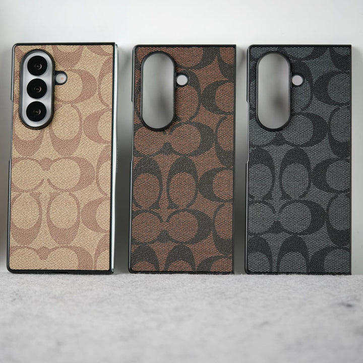 FRATO Fold 7 Collection Samsung Galaxy Z Fold 7 Luxury CC Brand PU Leather Design Case Cover