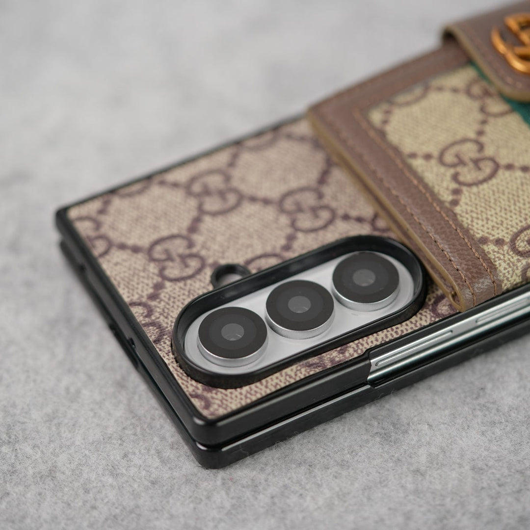 FRATO Fold 7 Collection Samsung Galaxy Z Fold 7 Luxury GG Fashion Leather Brand Case Cover